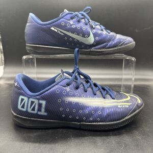 Nike CJ1175-401 JR Vapor 13 Academy MDS IC Youth Soccer Shoes Blue US 4.5Y